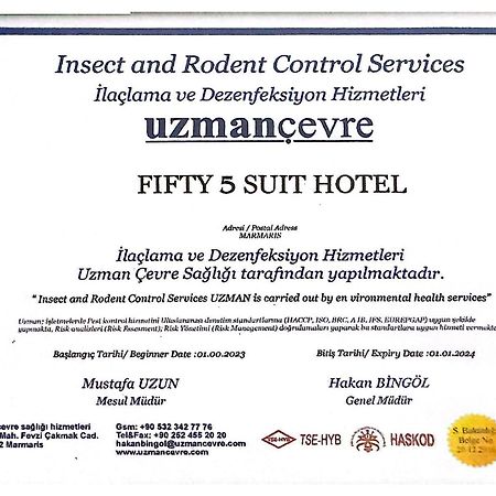 Fifty5 Suite Hotel Marmaris Zewnętrze zdjęcie